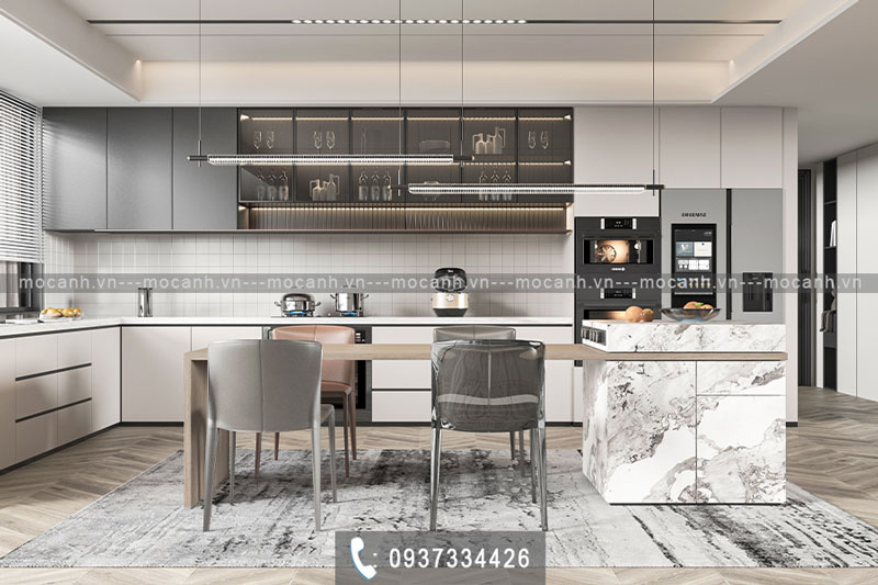 nội thất bếp đẹp tiện ích