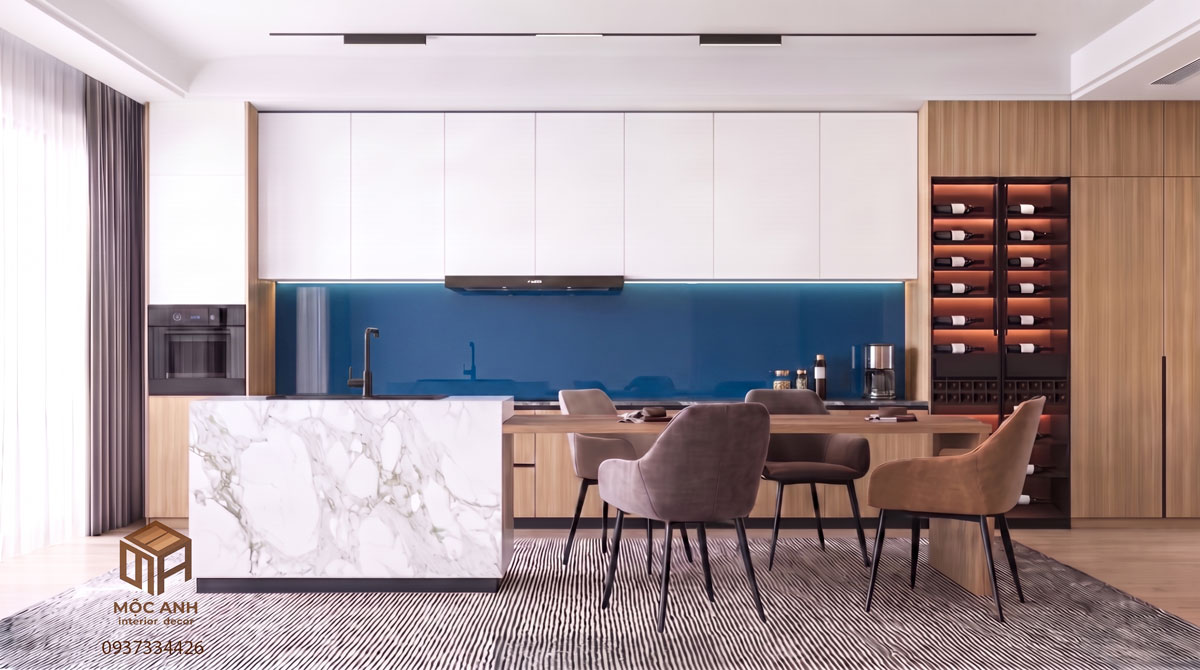 Tủ bếp Laminte cao cấp, bền đẹp