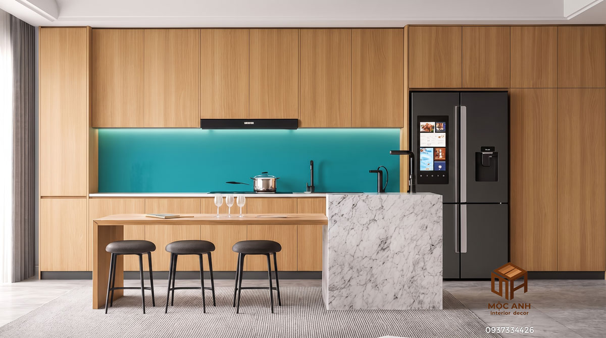 Tủ bếp Laminte cao cấp, bền đẹp
